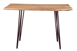 Tischbeine Pin Metall dunkelrot 4er Set