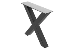 Tischgestell Eisen schwarz 2-er Set Profil 10 10