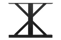 Tischgestell Eisen schwarz 90