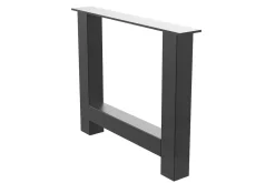 Tischgestell 2-er Set Eisen schwarz 90