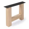 Tischgestell H Eiche massiv 2er Set