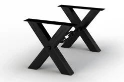 Tischgestell Kansas X-Form schwarz