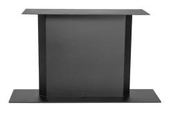 Tischgestell Luxor Mittelfuss Stahl schwarz