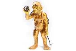 Tischlampe Affe Taucher gold