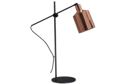 Tischlampe Boo matt schwarz kupfer