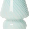 Tischlampe Joy Glas hellblau H 19