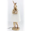 Tischleuchte Animal Rabbit weiss gold h 68 cm