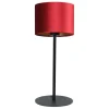 Tischleuchte Vera Samt rot H 55 cm