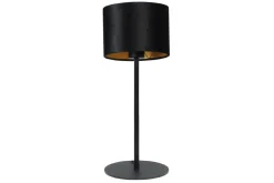 Tischleuchte Vera Samt schwarz H 55 cm