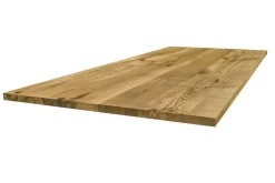 Tischplatte 3 cm Asteiche massiv gerade Kante ab 60 cm konfigurierbar