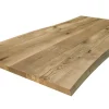 Tischplatte 4 cm Asteiche massiv organische Kante ab 60 cm konfigurierbar