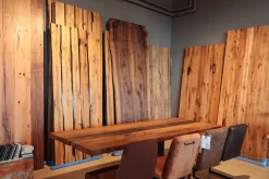 Tischplatte 4 cm Asteiche massiv organische Kante ab 60 cm konfigurierbar