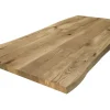 Tischplatte 8 cm Asteiche massiv organische Kante ab 60 cm konfigurierbar