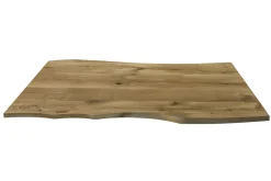 Tischplatte 3 cm Asteiche massiv organische Kante extrem ab 60 cm konfigurierbar