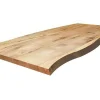Tischplatte 4 cm astige Wildbuche massiv organische Kante extrem ab 60 cm konfigurierbar