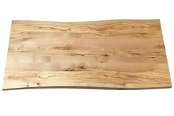 Tischplatte 3 cm astige Wildbuche massiv organische Kante ab 60 cm konfigurierbar
