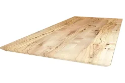 Tischplatte 4 cm Wildbuche massiv schweizer Kante extrem ab 60 cm konfigurierbar