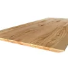 Tischplatte 8 cm Wildbuche Massivholz schweizer Kante ab 60 cm konfigurierbar