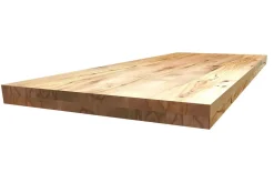 Tischplatte 8 Massivholz astige Wildbuche aufgedoppelt ab 60 cm konfigurierbar