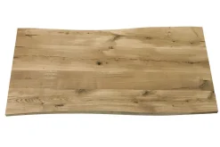 Tischplatte Asteiche 3 cm massiv organische Kante ab 60 cm konfigurierbar