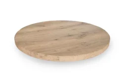 Tischplatte Eiche massiv rund 80
