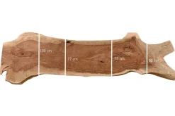 Tischplatte Mango Massivholz Monolith 356 cm