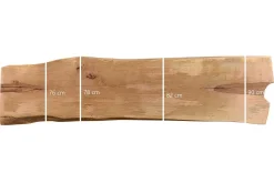 Tischplatte Mango Massivholz Monolith 308