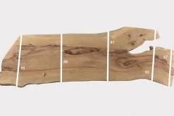 Tischplatte Mangoholz Monolith 315x105 cm