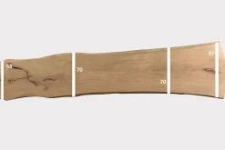 Tischplatte Mangoholz Monolith 351x90 cm