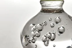 Trinkglas Eternal Snow grün-weiß H 9,5 cm