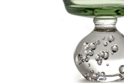 Trinkglas Eternal Snow grün-weiß H 9,5 cm