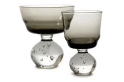 Trinkglas Eternal Snow grau H 9,5 cm