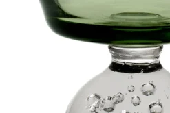 Trinkglas Eternal Snow grün-klar H 10 cm