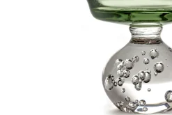 Trinkglas Eternal Snow grün-klar H 10 cm