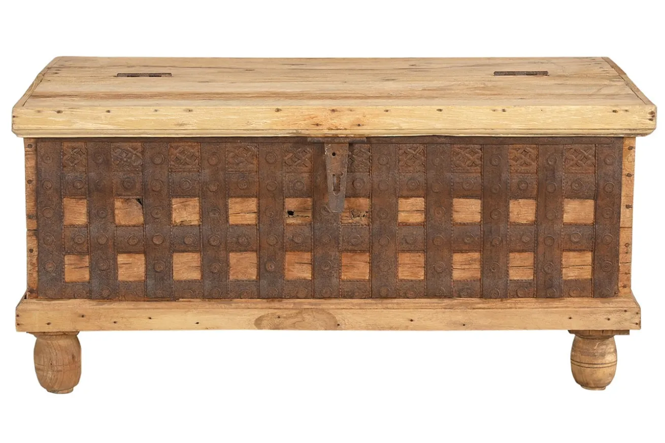 Truhe Vintage natur