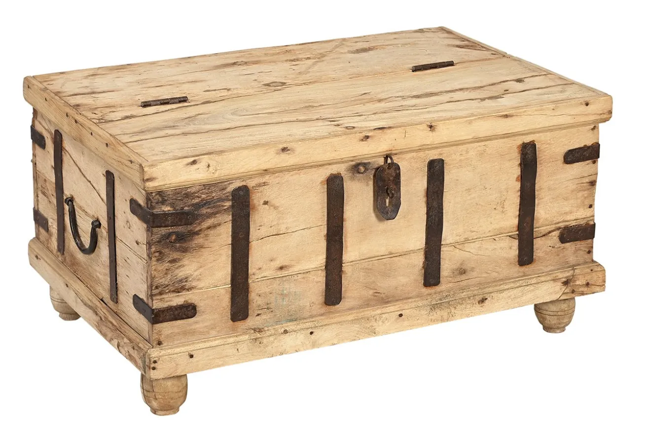 Truhe Vintage whitewashed