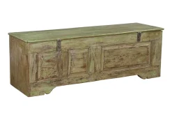 Truhenbank Vintage grün
