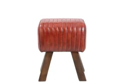 Turnhocker Vintage rot