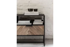 TV Board Criss Cross Massivholz B 150 cm