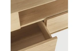 TV Board Whiteboard Eiche natur B 180 cm