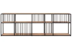 TV-Board Barra Teak-Metall B 175 cm
