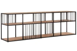 TV-Board Barra Teak-Metall B 225 cm