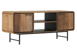 TV-Board Evo auf Fuß Teak B 145 cm