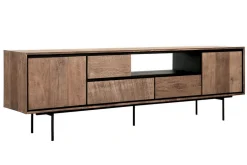 TV-Board Metropole Teak Metall B 195 cm