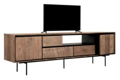 TV-Board Metropole Teak Metall B 195 cm
