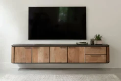 TV-Board Soho hängend Teak B 230 cm