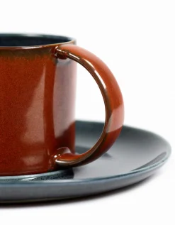 Unterteller Kaffeetasse Terres de Reves dunkelblau