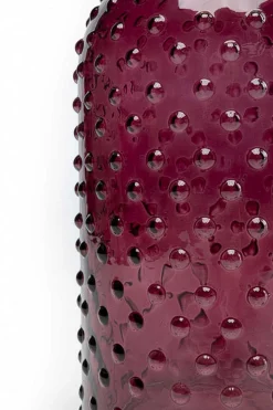 Vase Glas gelb violett