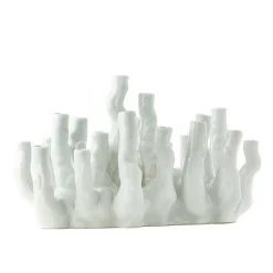 Vase Koralle weiss