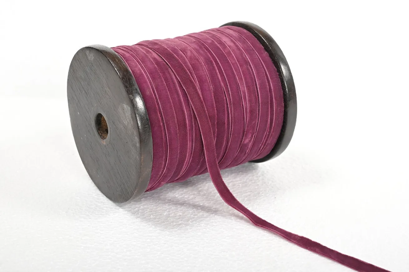 Velvet-Samt Band Ribbons 100m lila